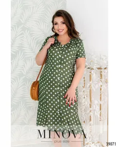 Платье 8613-хаки Minova