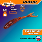 Силиконовая приманка PULSAR 4,0"(6шт) 100мм, цвет 006