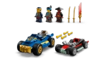 Конструктор LEGO Ninjago 71840 Дуэль гоночных автомобилей Rogue и Drix