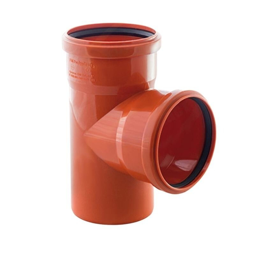 Тройник ПП (полипропилен) для наружной канализациии 90гр. Дн 200-200, РосТурПласт