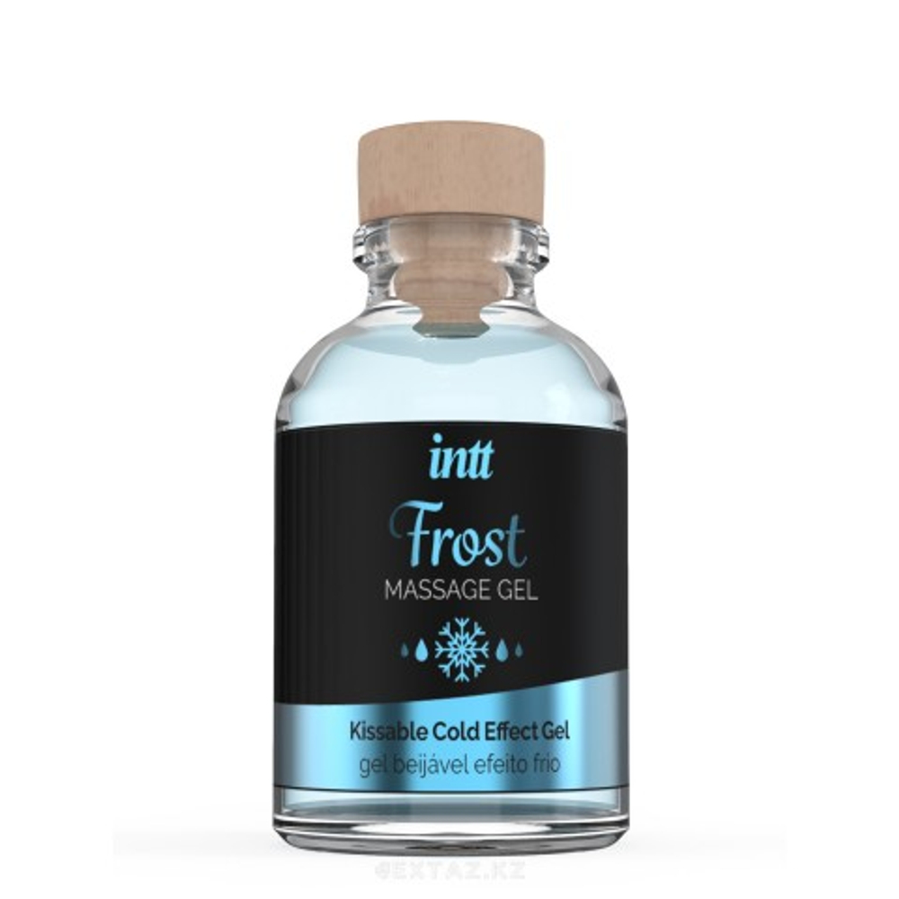 Intt Frost Massage Gel - Съедобный массажный гель с охлаждающим эффектом, 30 мл