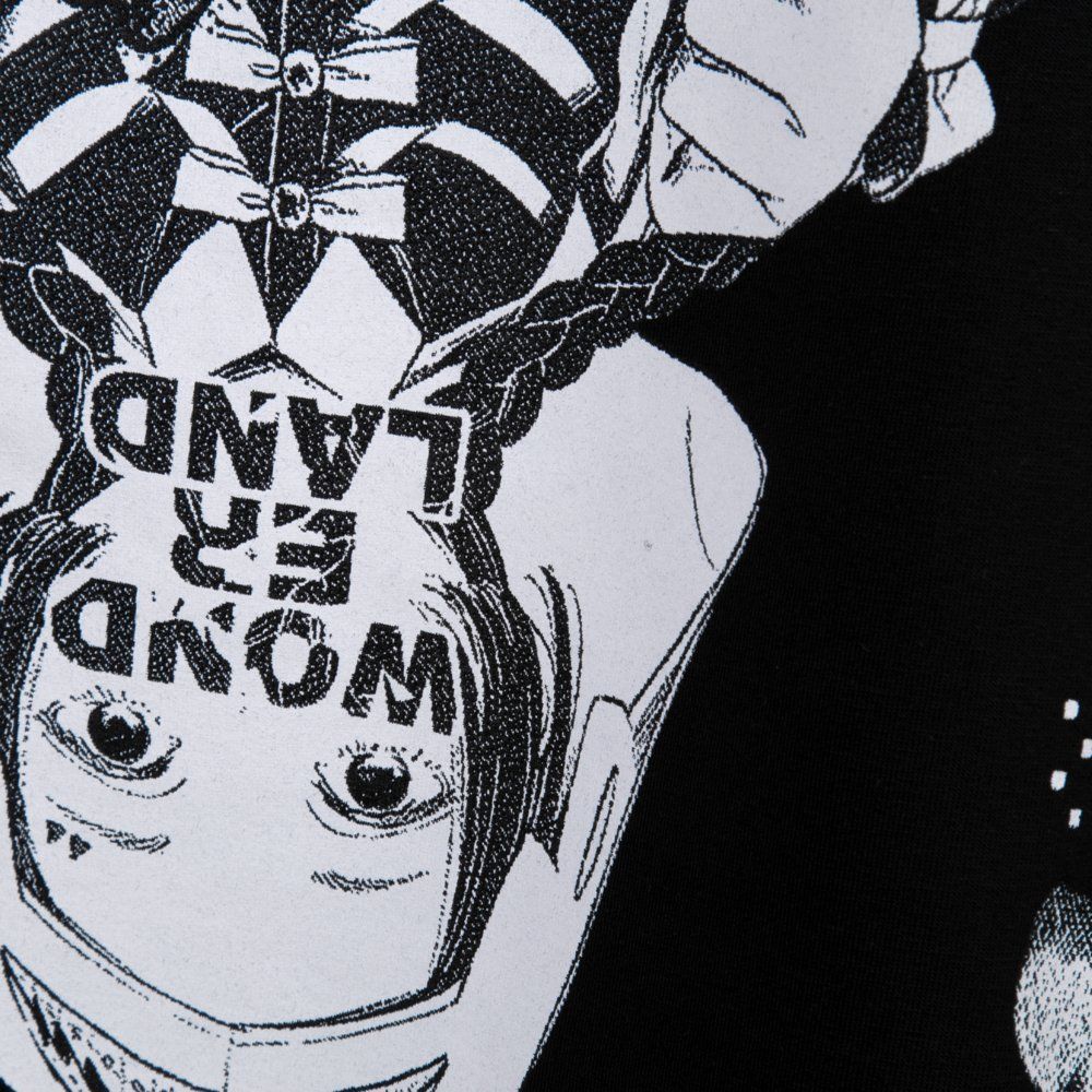 Футболка SS21 Won der Land Kimono Черная