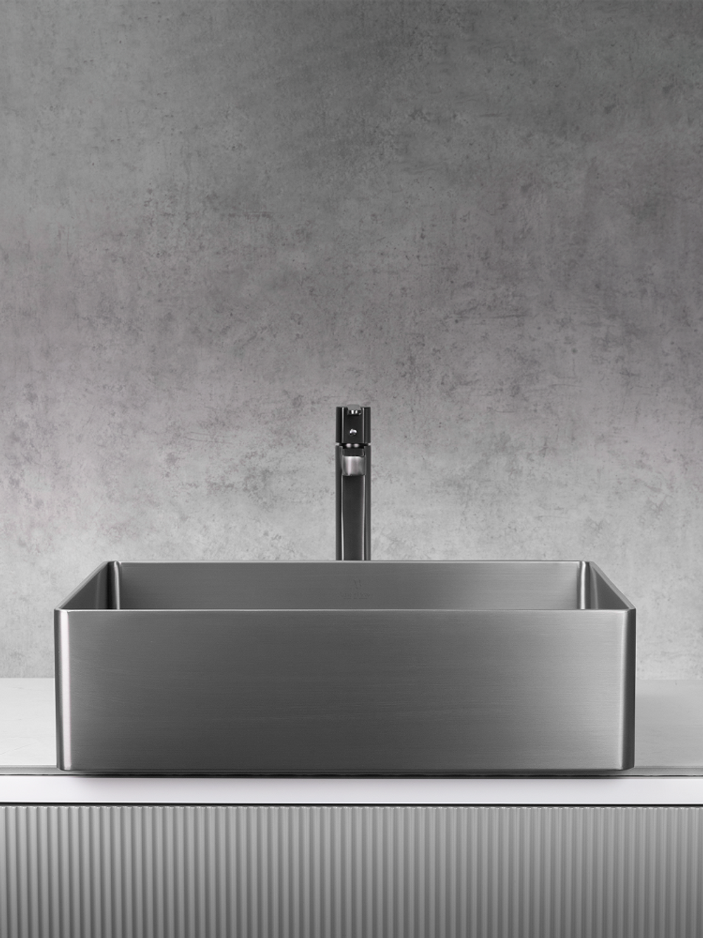 Раковина AltroBagno Accordo 001010 MtGr из нержавеющей стали