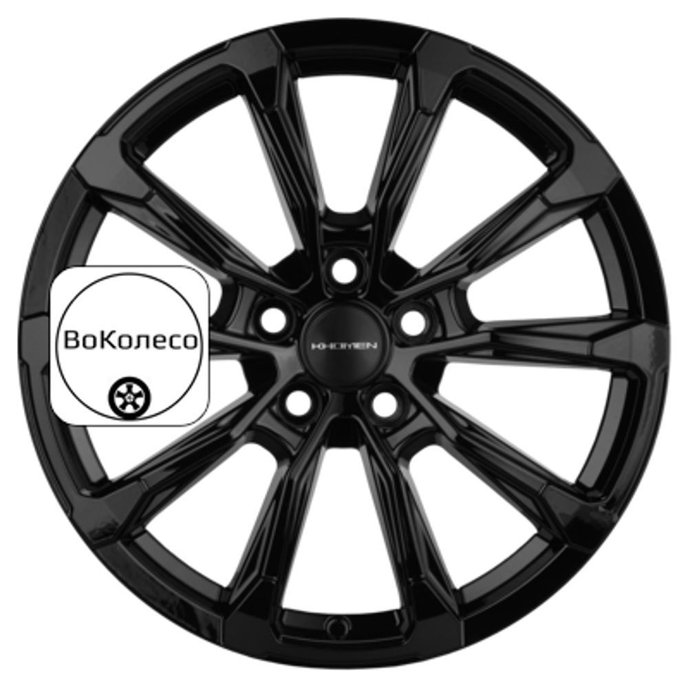 7,5x18/5x114,3 ET35 D66,1 KHW1808 (Koleos) Black Khomen Wheels