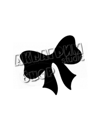 Трафарет для блеск тату "Бантик