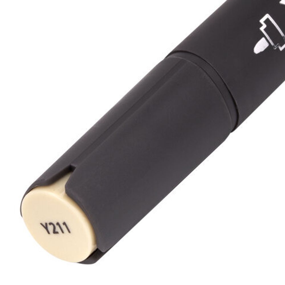 Маркер для скетчинга двусторонний 1 мм - 6 мм BRAUBERG ART CLASSIC, СВЕТЛЫЙ ЖЕЛТО-СЕРЫЙ (Y211), 151854