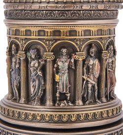 Veronese WS-1484 Шкатулка «Греческий пантеон» ротунда вращ.