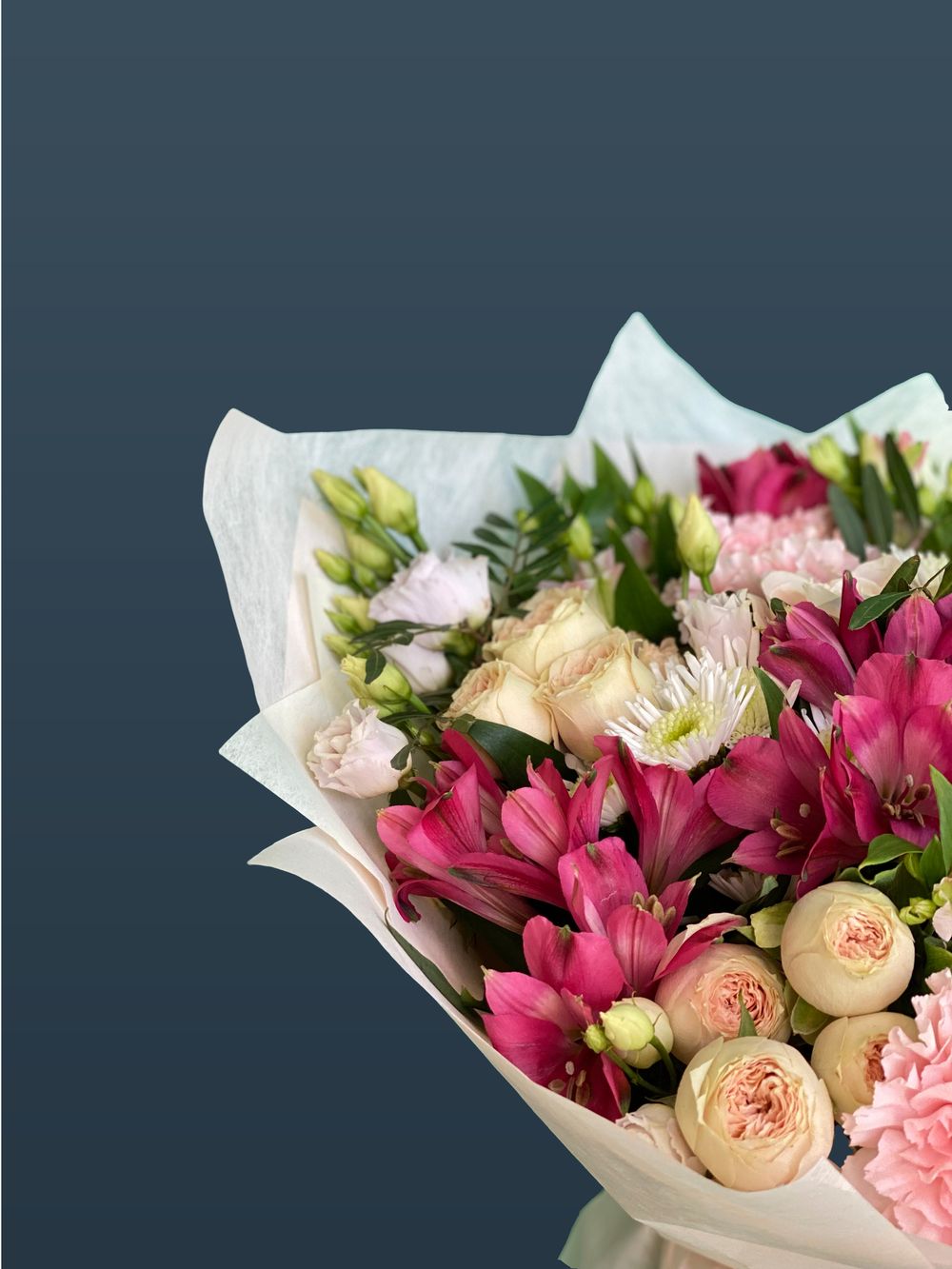 Букет светлый крафт