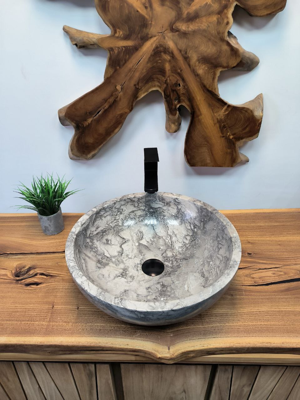 Раковина из мрамора Bowl Doreng BM-65708 45*45*15 из натурального камня