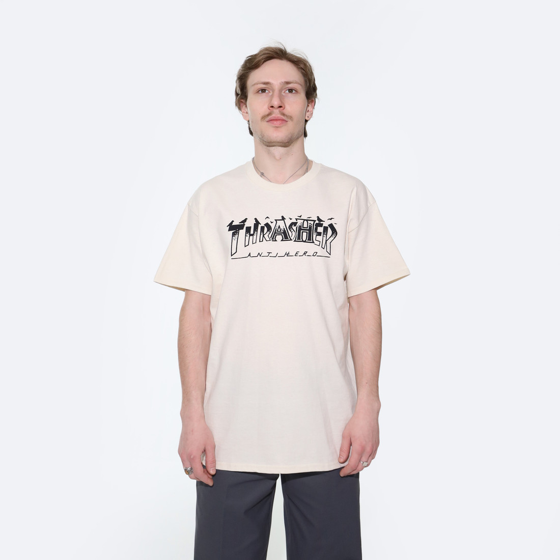 Купить Футболка Thrasher Pigeon Mag T-Shirt (natural)