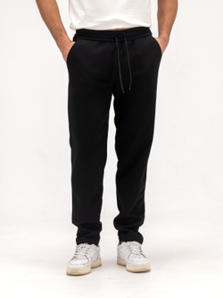 Брюки спортивные прямые теплые. Уголь