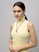 Колье "Cord Pearl" Bordo с жемчугом