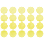 Интерьерная наклейка Watercolor Polka Dots — пастельно-жёлтый