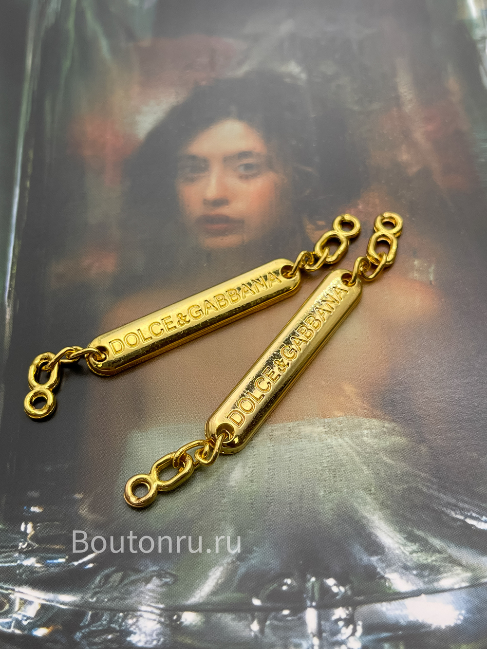 Вешалка-цепочка ДГ. золотистая 8 см