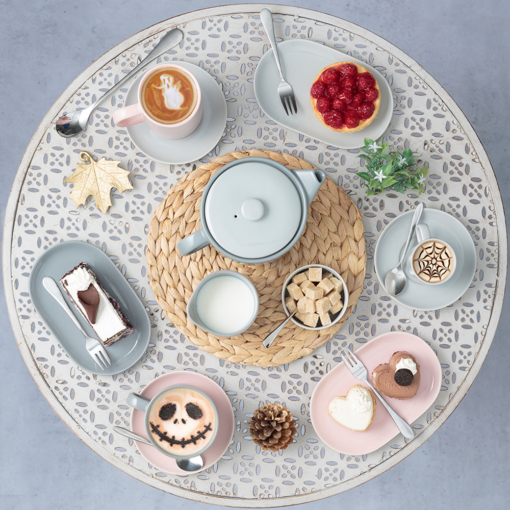 Тарелка сервировочная cafe concept 19,6х12,5 см серая