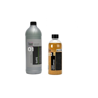 Набор для двухфазной мойки Smart Open 01 SAFE +03 TOO SHAMPOO GOLD 0,5л