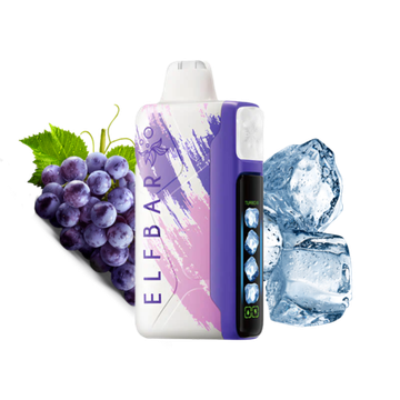 ELF BAR ICE KING - Grape Ice (5% nic)