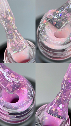Бескислотная база серия GLITTER