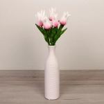 Цветы искусственные «Natur» 37см Тюльпаны 7шт розовые