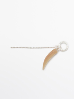 Massimo Dutti Серьги с камнями, цвет кости