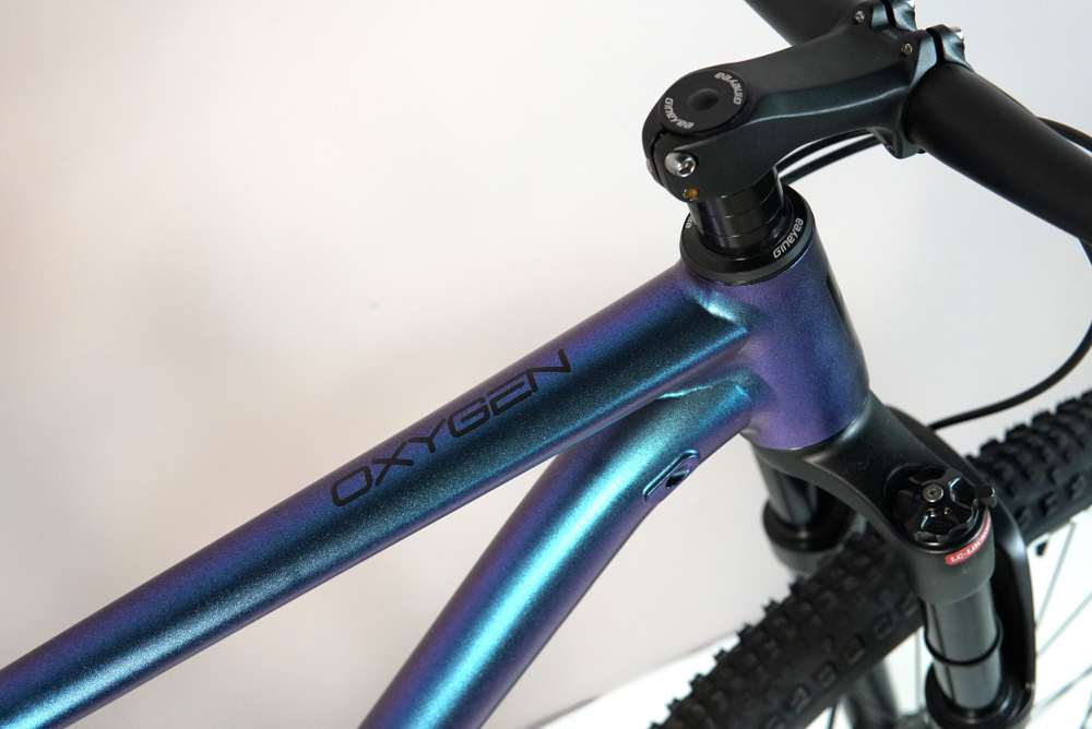 Горный велосипед BOOSTER Oxygen 2024 29" Rainbow Blue