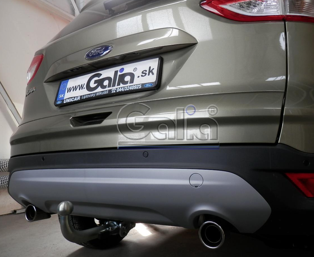 Фаркоп оцинкованный Galia F113C для Ford Kuga 2008-2013, 2013-(паспорт и сертификат в комплекте)(без электрики)