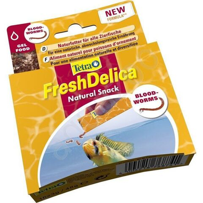 Tetra FreshDelica Bloodworms 48г желе красного червя