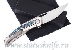 Нож Широгоров Квантум Quantum Arctic Storm M390 Blade Showфотография - 2