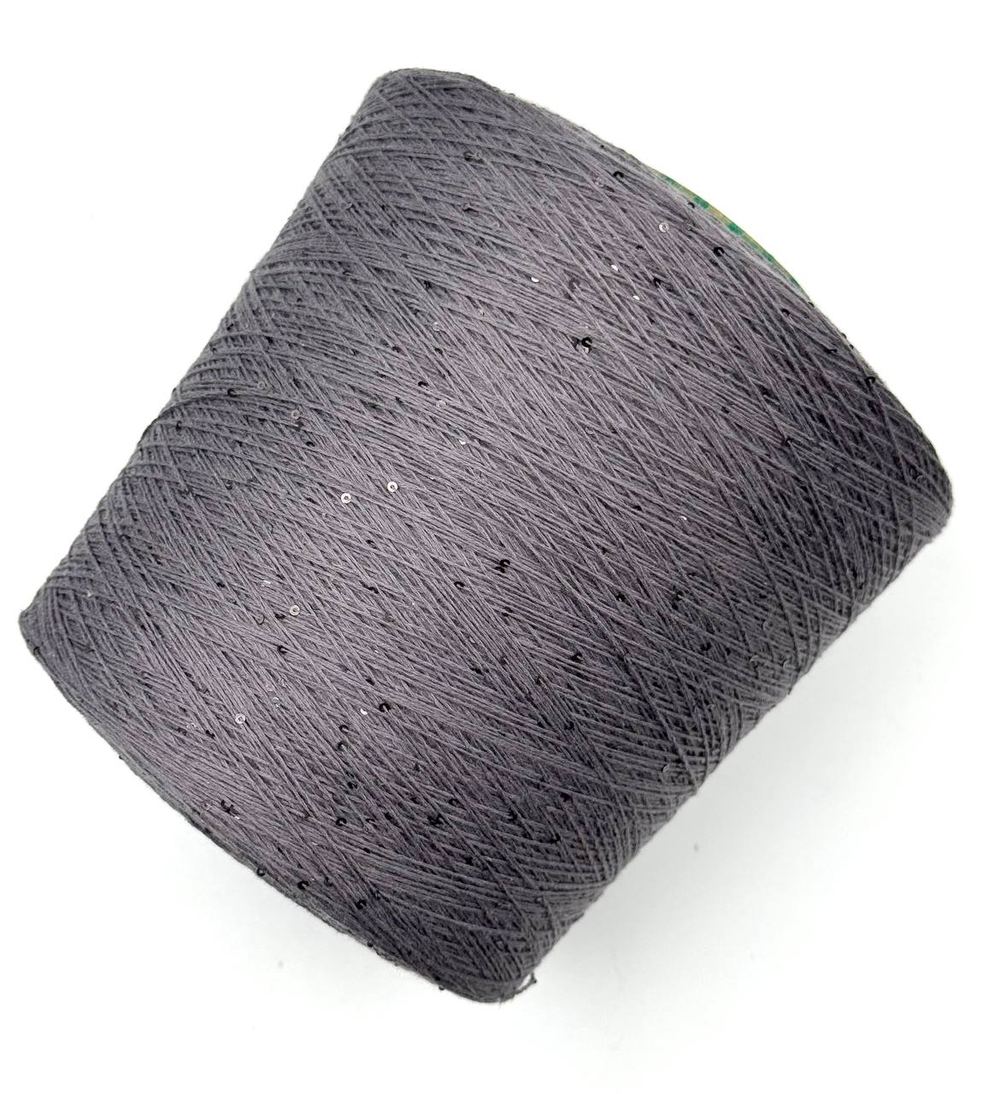 Кариаджи сток для куч. Шелк 100% + микропай 800 м в 100 г графитовый