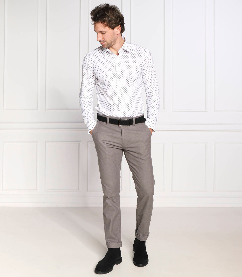 рубашка p-hank-kent-c1-222 BOSS BLACK - белый(50484265)