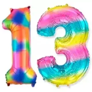 Цифры радуга