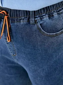 Джинсы на резинке больших размеров