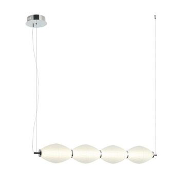 Люстра подвесная 24W 4000K OML-51403-04 хром Paglio Omnilux