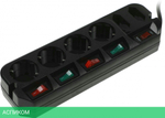 Сетевой фильтр Most ARG-Ч 3 6 розеток черный
