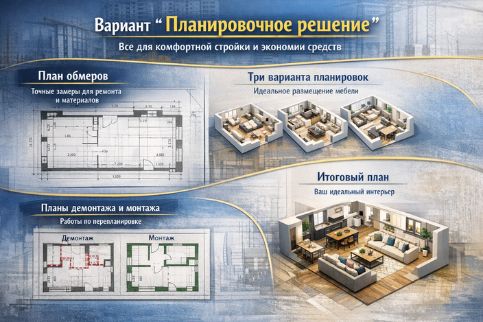 Зачем начинать ремонт с планировочного решения