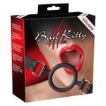 Силиконовый кляп расширитель кольцо Silikon-Ring-Knebel (Цвет: черный)