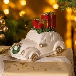 СТАТУЭТКА "МАШИНКА С ПОДАРКАМИ" 16Х8Х11 СМ