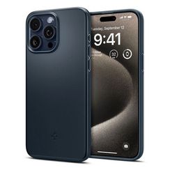 Чехол Spigen Thin Fit для iPhone 15 Pro Max (ACS06546) синий