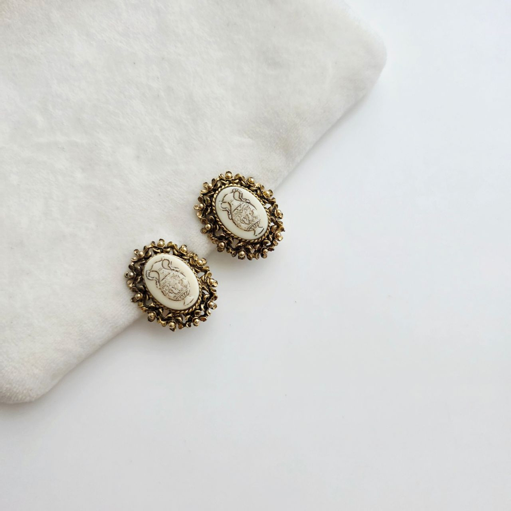 Клипсы Jonné с греческими амфорами