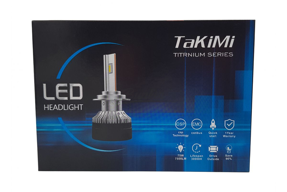 Светодиодные автомобильные LED лампы TaKiMi Progressive H4 6000K 12/24V