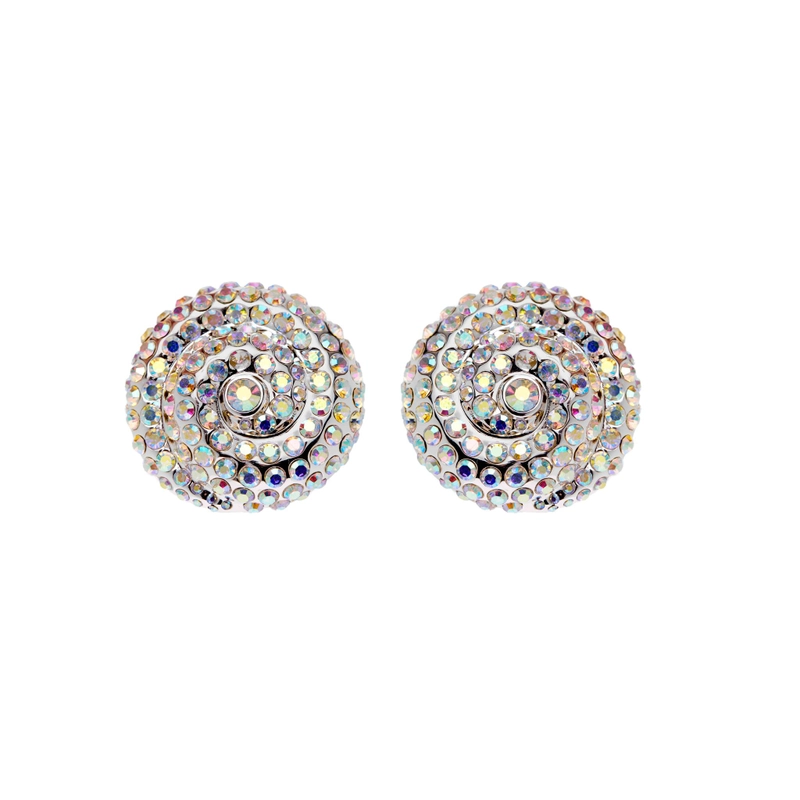 Клипсы Солнце – Серебро