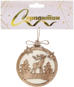 Подвеска «Снежинка - Лес» 10*11 см