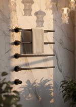 Полотенцесушитель электрический встраиваемый WONZON & WOGHAND DORTMUND, Черный матовый (WW-A364-MB)