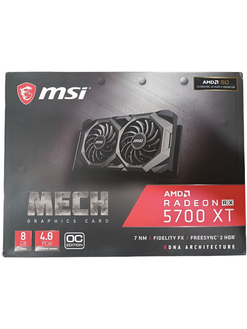 Видеокарта MSI AMD Radeon RX 5700 XT MECH OC 8Gb