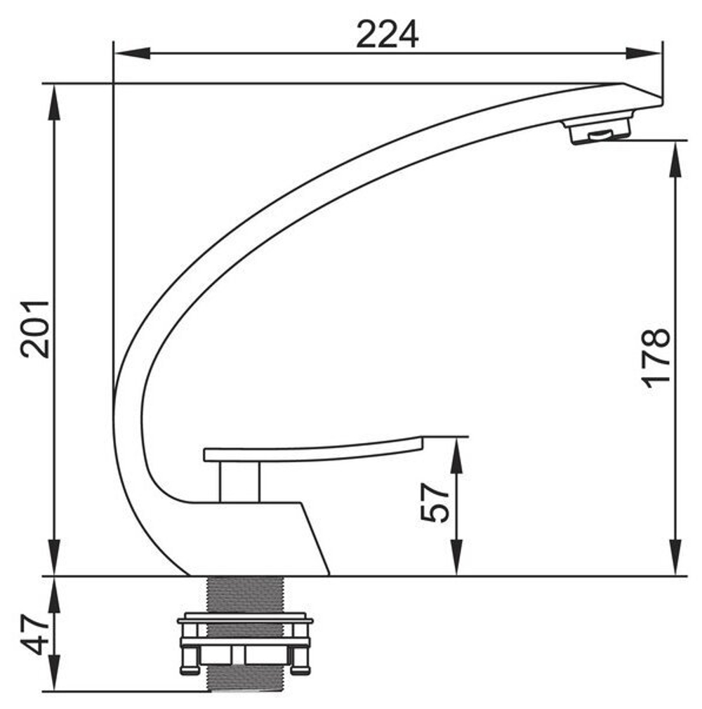 Смеситель для умывальника LEDEME L1055-24