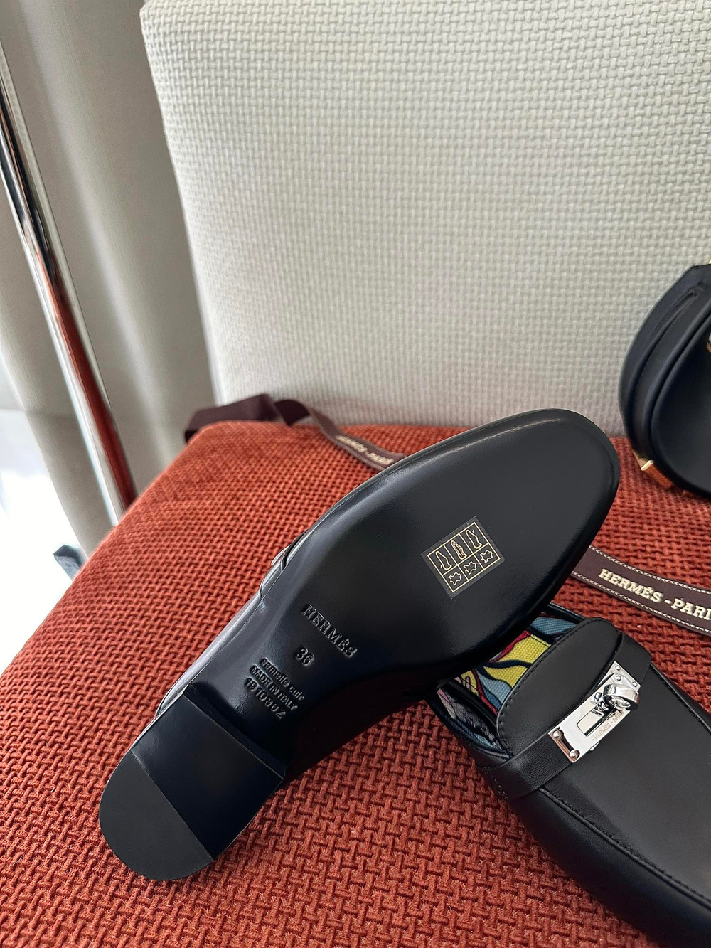 Сабо из натуральной кожи