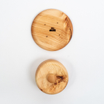 Масленка из дерева Сибирский Кедр для сливочного масла. MS3