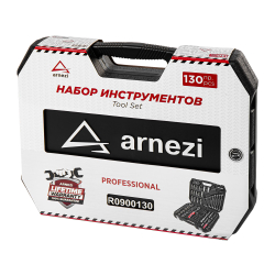 Набор инструментов 130 пр. 1/4"DR, 1/2"DR ARNEZI R0900130