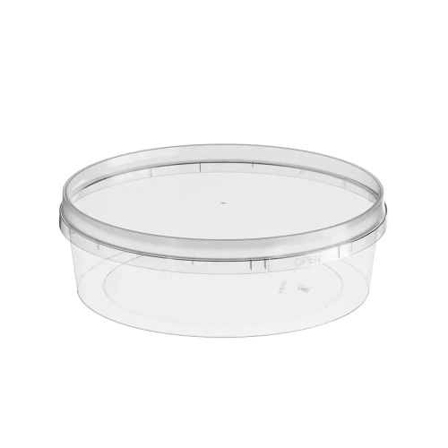 Пресс банка 285мл. d-122, круглая с крышкой. 473шт/упак (Альянс упак)