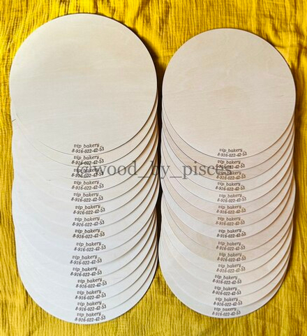 Подложка для торта деревянная